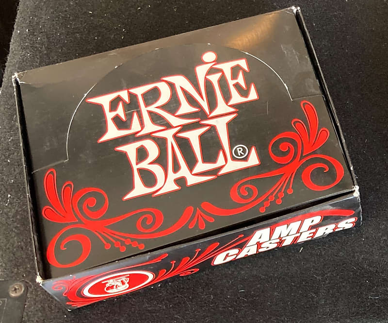 Ernie Ball 6102 Amp Caster (x4) Deluxe PopIn Socket Set Reverb