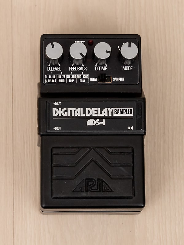 1980s Aria ADS-1 Digital Delay Sampler Vintage Effects Pedal