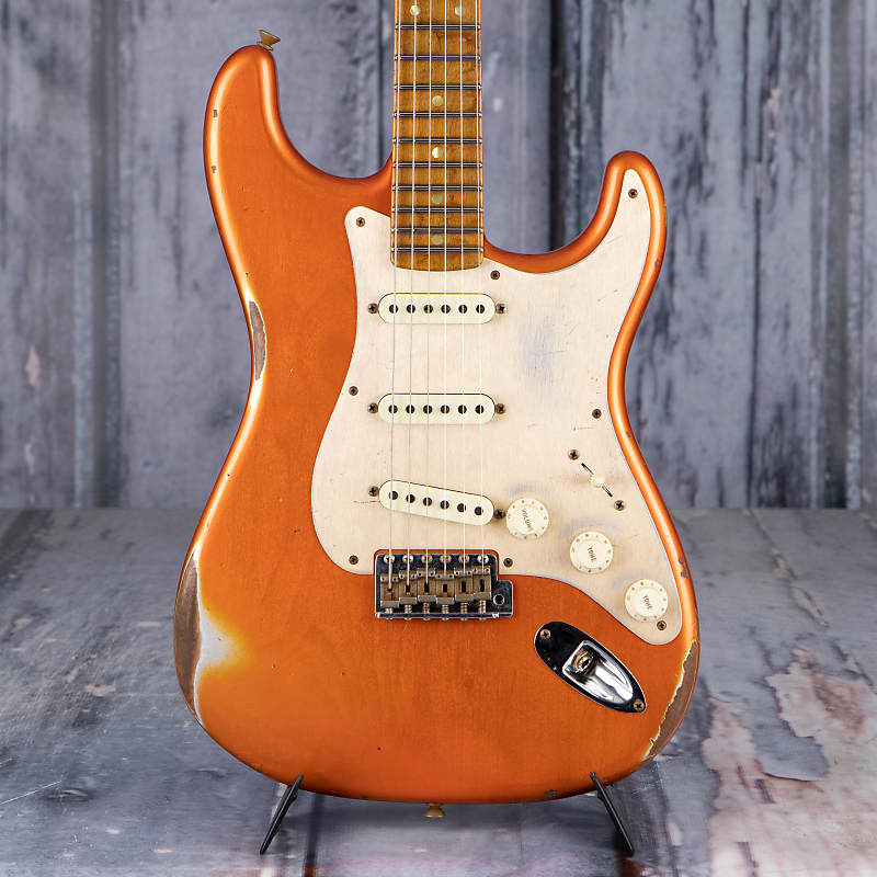 Fender Custom Shop Limited Edition '58 Special Stratocaster Relic, Faded Aged Candy Tangerine image 1