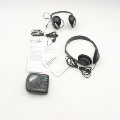 Panasonic RF-2400 / RP-HJE125-K ErgoFit Headphones and 4AA (3 AM Bundle Items) Earbud with In-Ear Batteries Radio | (Black) Panasonic Reverb (Silver) FM