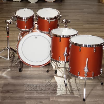 Gretsch USA Custom 5pc Drum Set Satin Copper image 3