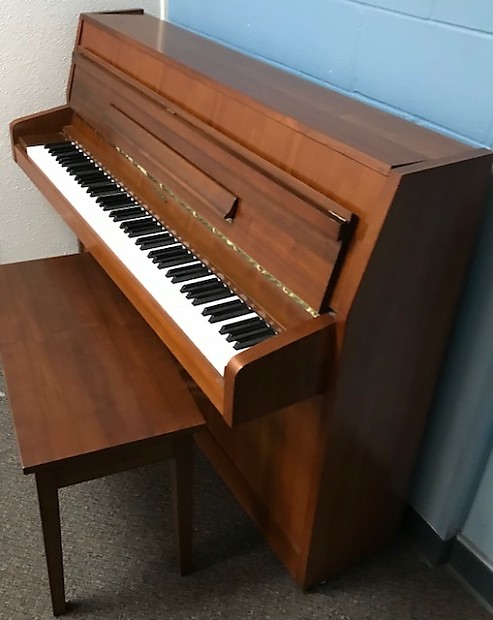 Baldwin Upright Piano Euro Style in American Walnut Finish