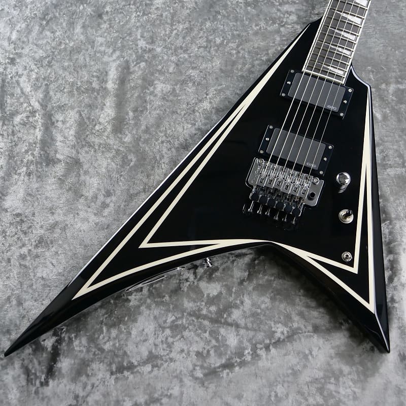 ESP E-II SV Black w/White Stripes [Made in Japan!!] | Reverb