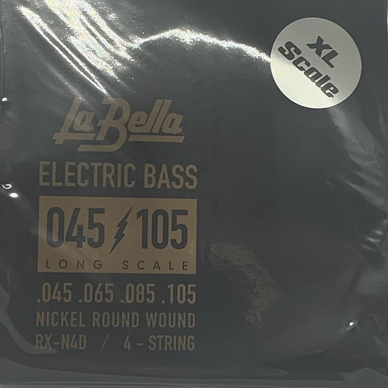 LaBella Stainless Steel Electric Bass Strings Round Wound 45-65-85-105 -  Bass Strings Only