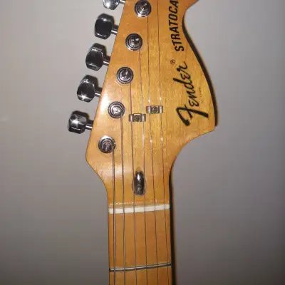 Fender Stratocaster 1976 Natural. Vintage with orig manual, strap, cable image 10