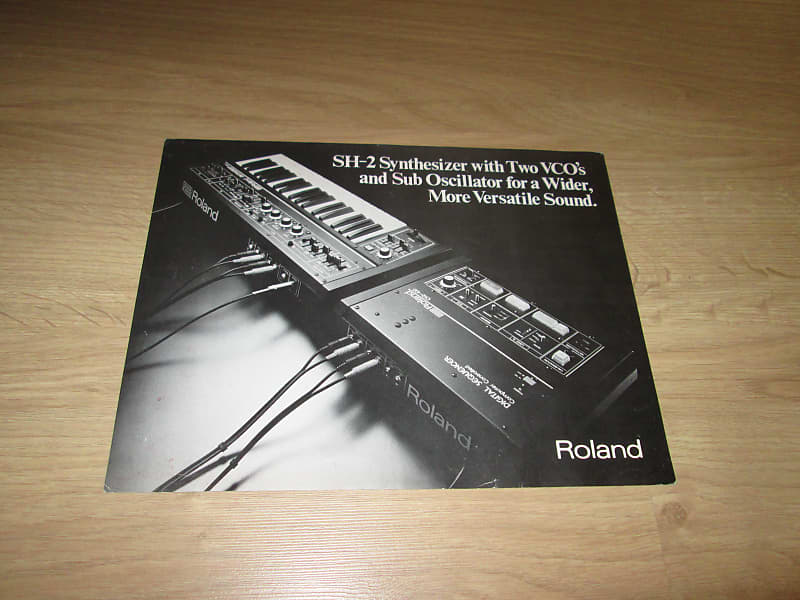 Roland SH-2 Brochure – 1979 - Original Vintage Synthesizer Catalog-RARE image 1