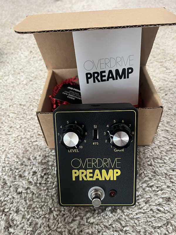 JHS Overdrive / Preamp 2022 - Present - Black / Yellow | Reverb