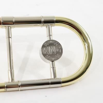 King Model 2BPLG 2B+ Professional Tenor Trombone SN 595579 OPEN BOX image 8