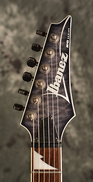 Ibanez RG3EX1 Quilt Maple Top RG Trans Black W EMG Designed