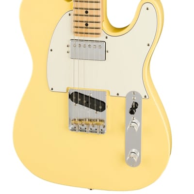 Fender American Performer Telecaster Electric Guitar with Humbucking Maple FB, Vintage White image 7
