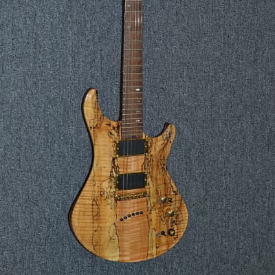 Warrior Dran Michael - Spalted Maple Top - Has Every Option - Roland Synth Ready! 2005 Natural image 2