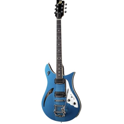 Duesenberg Double Cat Semi-Hollow Guitar - Catalina Blue for sale