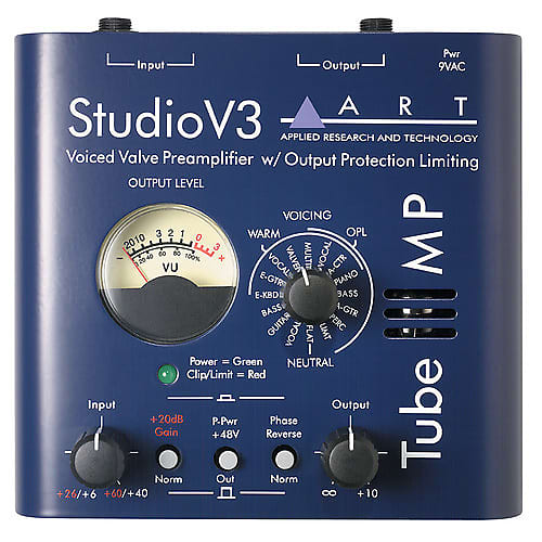 ART Tube MP Studio V3 Microphone Preamp and Limiter with Presets image 1