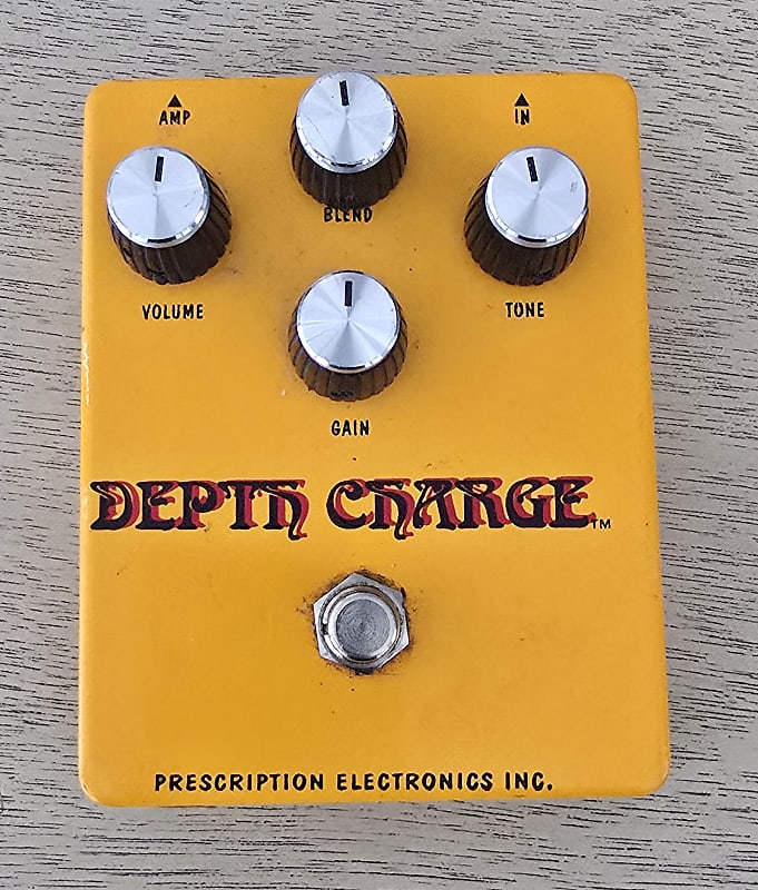 ベース Prescription Electronics Depth Charge Prescription Electronics Depth Charge 90's - Yellow | Reverb