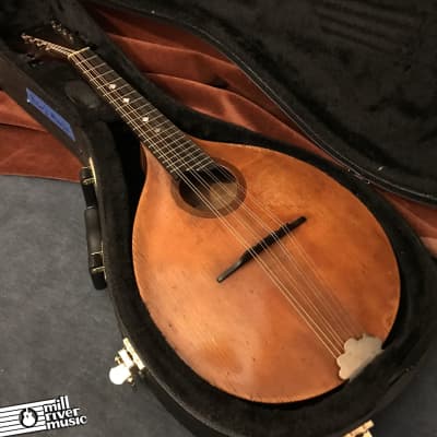 Alexander Ricard Vintage Mandolin Made in Springfield MA c. 1923 w/ Case image 1