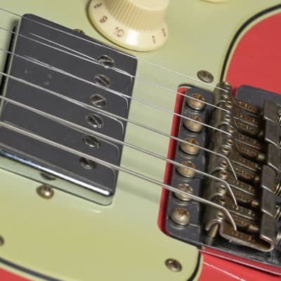 Fender Custom Shop Stratocaster 1962 HSS Heavy Relic Fiesta Red Bild 5