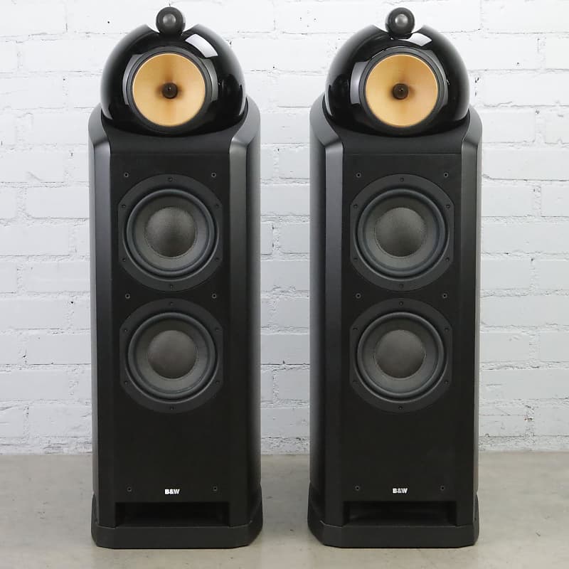 Bowers & Wilkins B&W Nautilus 802 Floor Speakers Ash Black | Reverb
