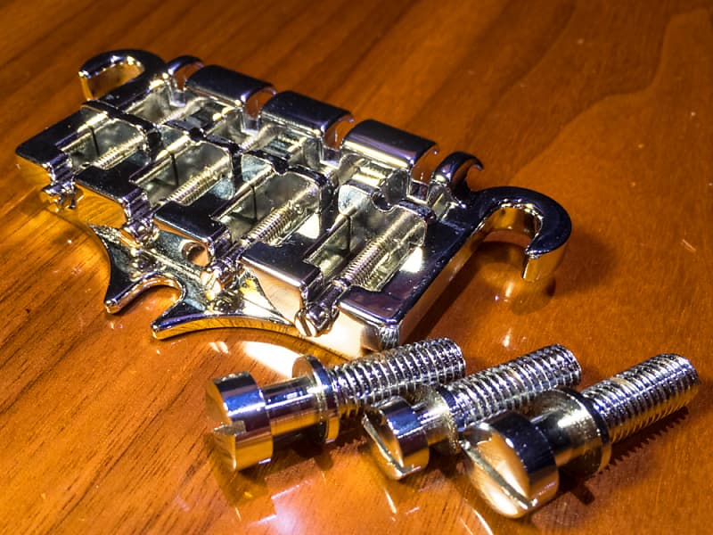 Gibson 3 Point Bass Bridge Chrome Reverb