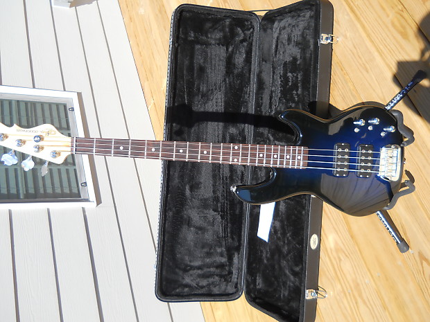 G&L Tribute Series M-2000 Bass Blueburst w/ Rosewood Fretboard image 1