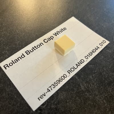 ORIGINAL Roland White Button Cap (016H044) for Juno-60, JSQ-60, MSQ-100, EP-6060, EP-11, etc