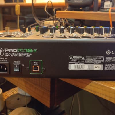 Mackie ProFX12v3 12-Channel Effects Mixer 2020 - Present - Dark Gray image 3