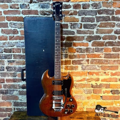 Gibson SG Special Electric Guitar w/ Bigsby, DiMarzio Bridge Pickup & HSC (1972-73 - Faded Cherry) image 3