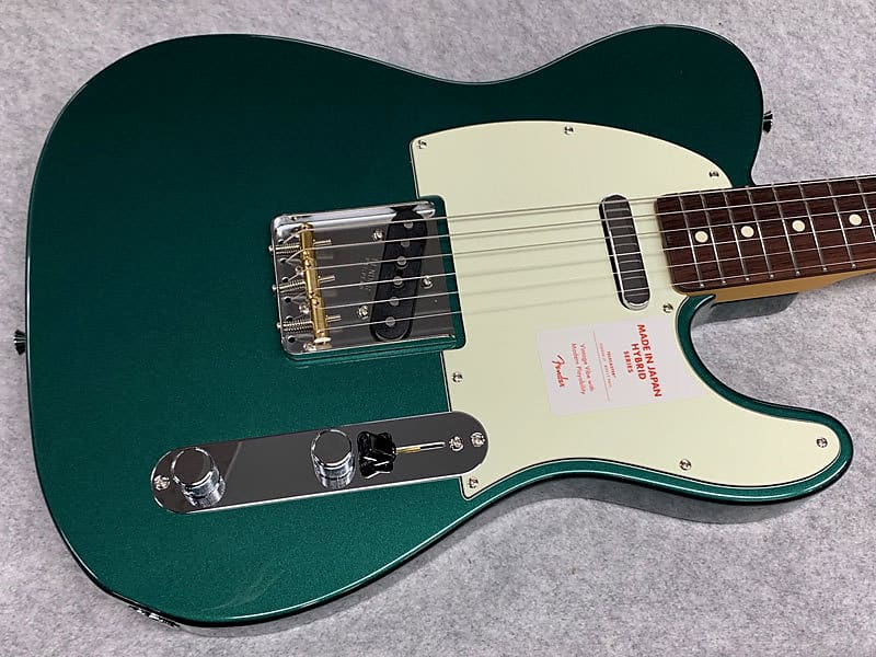 Fender Made in Japan Hybrid 60s Telecaster SN:4402 ≒3.55kg 2019 Sherwood  Green Metallic