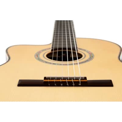 Ortega Family Series Pro Full Size Guitar Solid Spruce/ Mahogany Natural - RCE141NT-L, Left-handed image 13