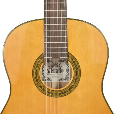 Verano VG-10 4/4 Spruce Top Mahogany Back & Sides 3/4 Size 6-String Classical Acoustic Guitar image 4