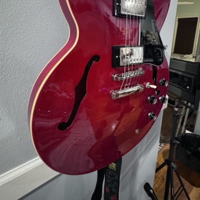Epiphone ES-335 Semi-Hollow Electric Guitar Cherry - Includes Epiphone Hardshell Case image 3