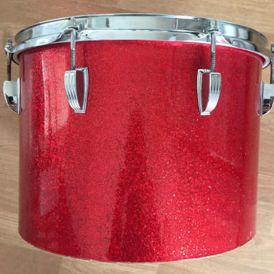 Ludwig 10x14 Red Sparkle concert tom 1976 image 2