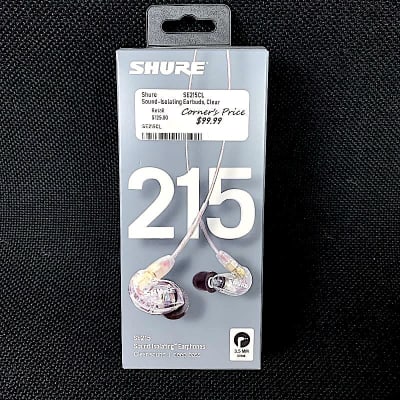 Shure Sound Isolating Ear Buds SE215 Clear image 1