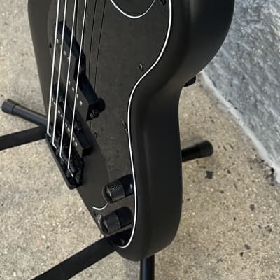 GAMMA Custom Bass Guitar JP24-01, 4-String Alpha Model, Triple Satin Black image 4