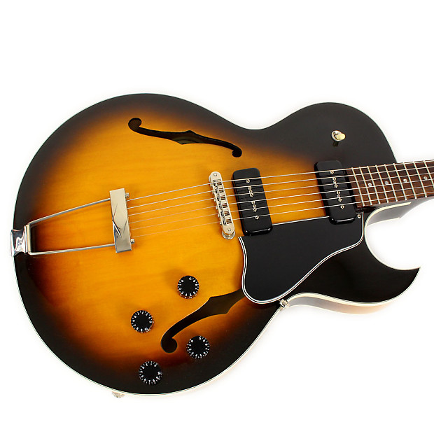 1992 Gibson ES-135 Semi Hollow Body Electric Guitar Sunburst