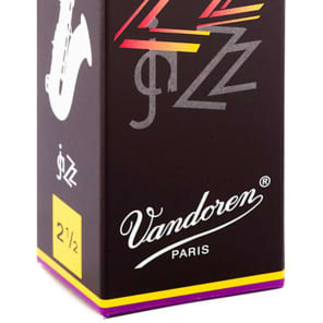 Vandoren SR4225 ZZ Series Tenor Saxophone Reeds - Strength 2.5 (Box of 5)