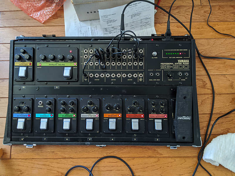 Yamaha SB-200 Professional Pedal Board Made in Japan | Reverb