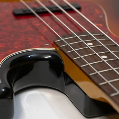 1999-2002 Fender JB-62 Jazz Bass Reissue - CIJ - Sunburst image 9