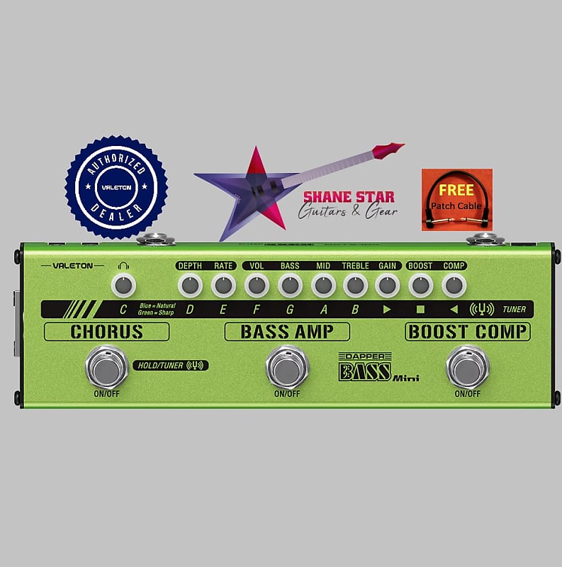 ベース Valeton Effect Strip Dapper Bass VES-2 New] Valeton / Effect Strip DAPPER BASS VES-2 [Yokohama