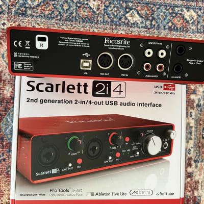 Focusrite Scarlett 2i4 2nd Gen USB Audio Interface | Reverb