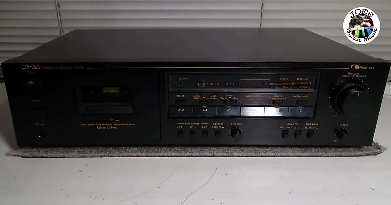 1990 Nakamichi CR-3A Discrete 3-Head Stereo Cassette Deck New Belts &amp; Serviced 04-30-2025 Excellent #793  			