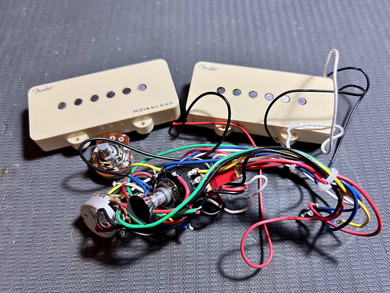 Fender Jazzmaster Ultra Noiseless Pickups and Wiring Harness Reverb