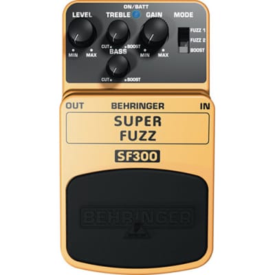 Behringer - SF300 - Super Fuzz Distortion 3-Mode Effects Pedal image 2