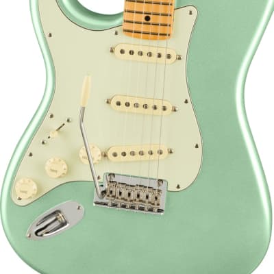 Fender American Professional II Stratocaster Left-Hand. Maple Fingerboard, Mystic Surf Green image 2