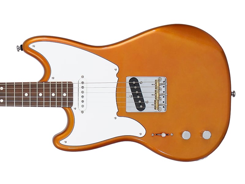 Rosenow Rapid Line 25.5" Left-Handed - Orange Metallic - Blackwood Tek - Offset Body Electric Guitar image 1