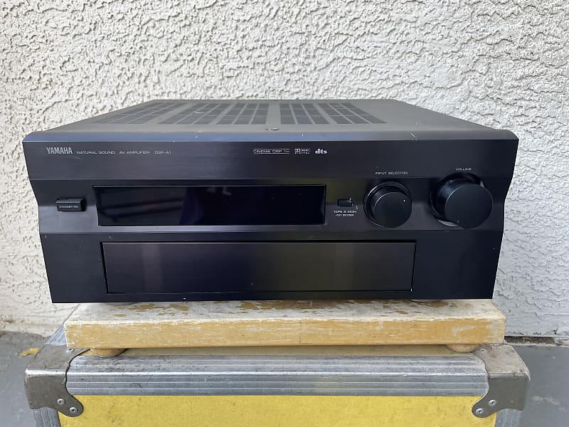 Vintage Yamaha DSP-A1 Natural Sound AV Receiver For Parts Or Repair - Black  			
