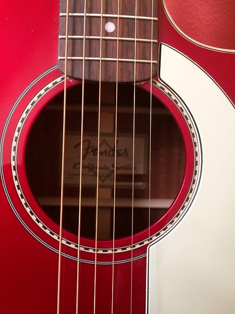 Fender Sonoran SCE Candy Apple Red | Reverb