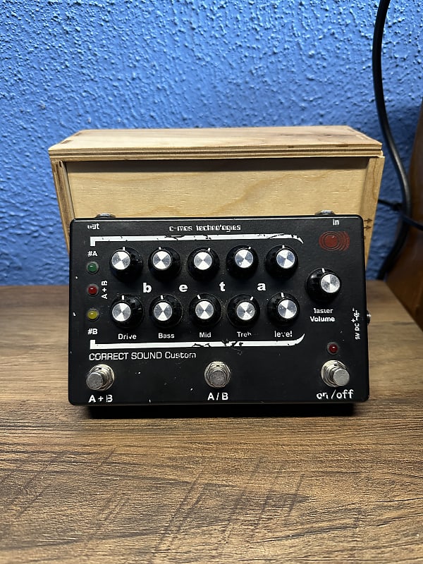 Correct Sound Beta Lead Preamp Pedal (Sunn) 2019 - Black | Reverb