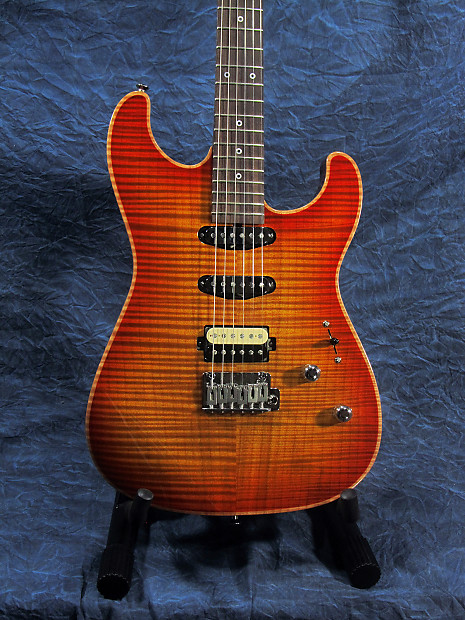 GJ2 by Grover Jackson GJ2 - Select 2015? Autumn Fade / Matching Headstock image 1