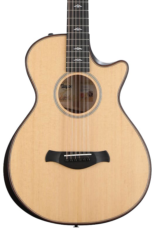 Taylor 652ce Builder's Edition 12-string Acoustic-electric Guitar - Natural Top  Maple Back and Sides image 1