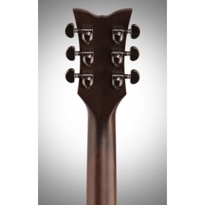 Schecter Orleans Studio Acoustic-Electric Guitar, Satin See Thru Black image 9